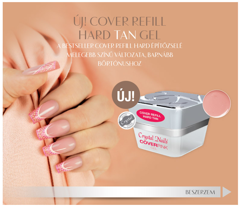 ÚJ! Cover Refill Hard Tan Gel