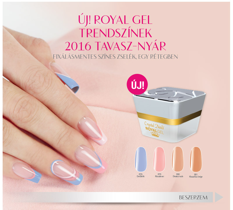 ÚJ! Royal Gel 2016 tavasz-nyár trendszínek