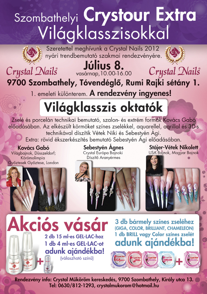 Crystal Nails Szombathely Király Utca